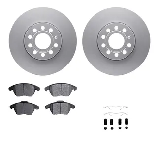 R1 Concepts WDUH1-74116 Carbon Series Brake Rotors W/ 5000 Oep Brake Pads & Hdw